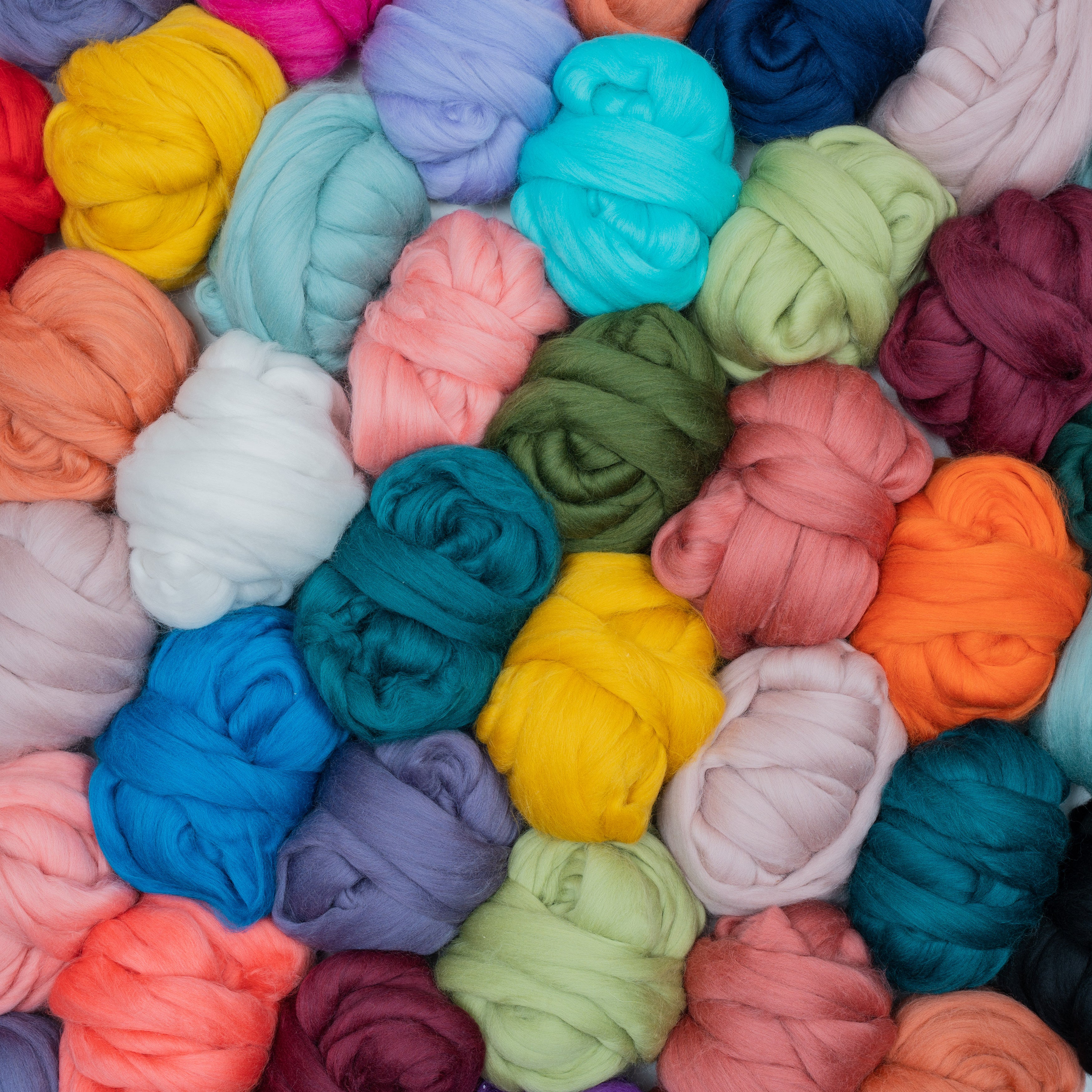 Wool Rove, Merino Wool Yarn, Merino Roving, Wool Fiber, White Wool