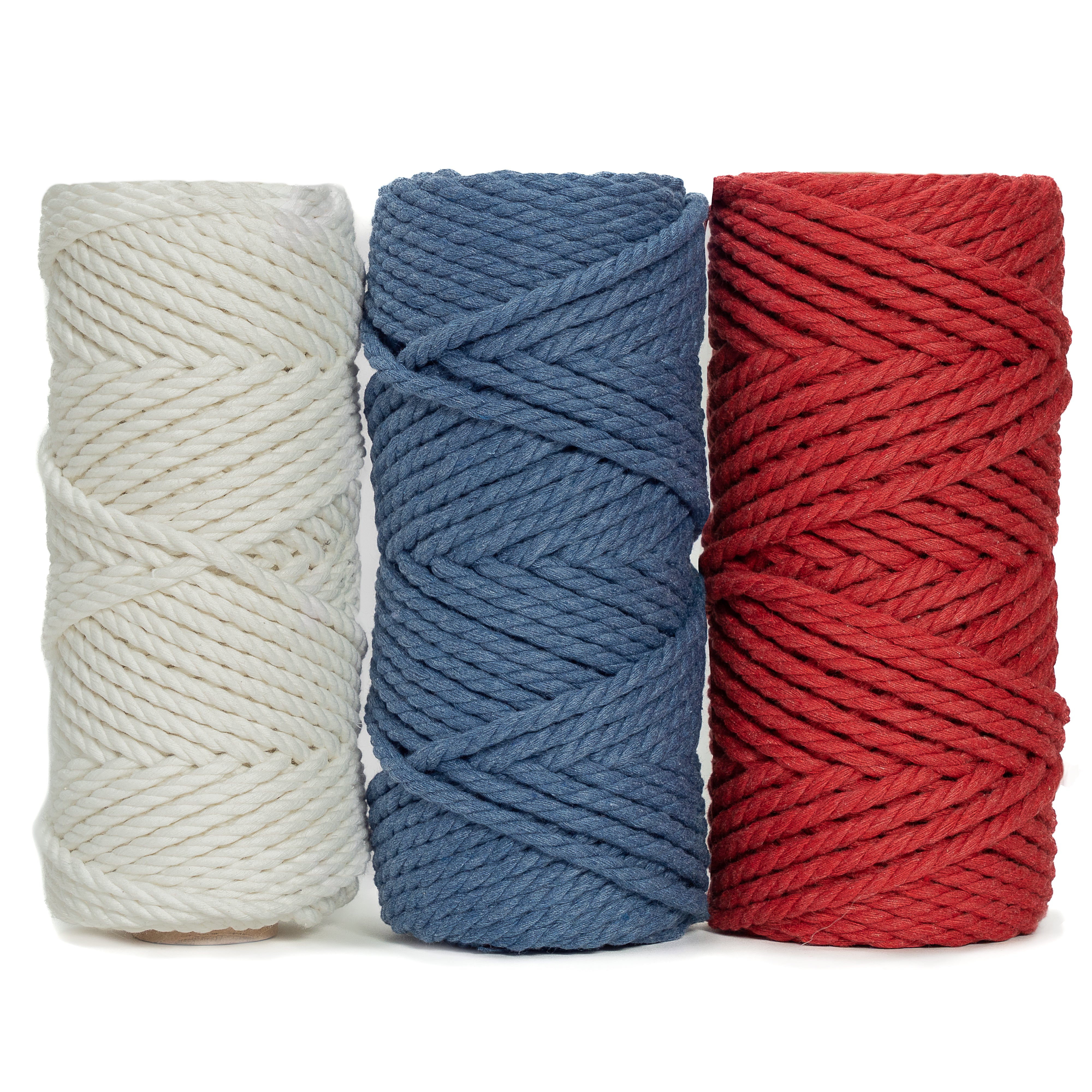 SOFT COTTON CORD ZERO WASTE 4 MM - 1 SINGLE STRAND - NATURAL COLOR