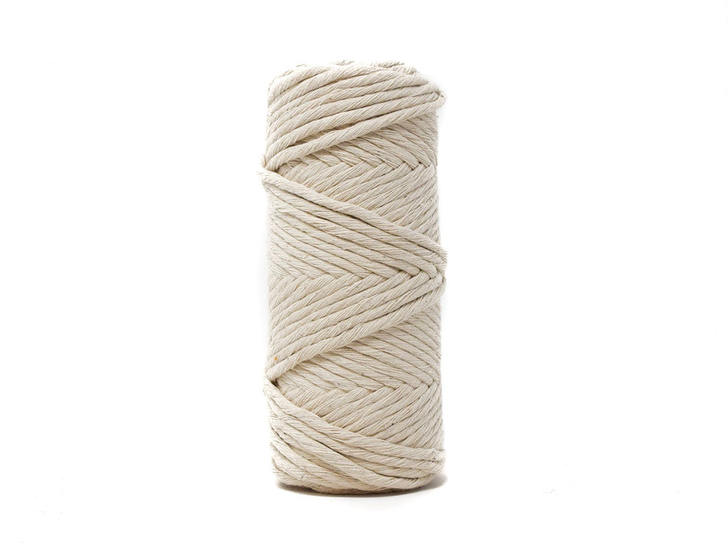 Basic - 3 mm Cotton Rope Natural