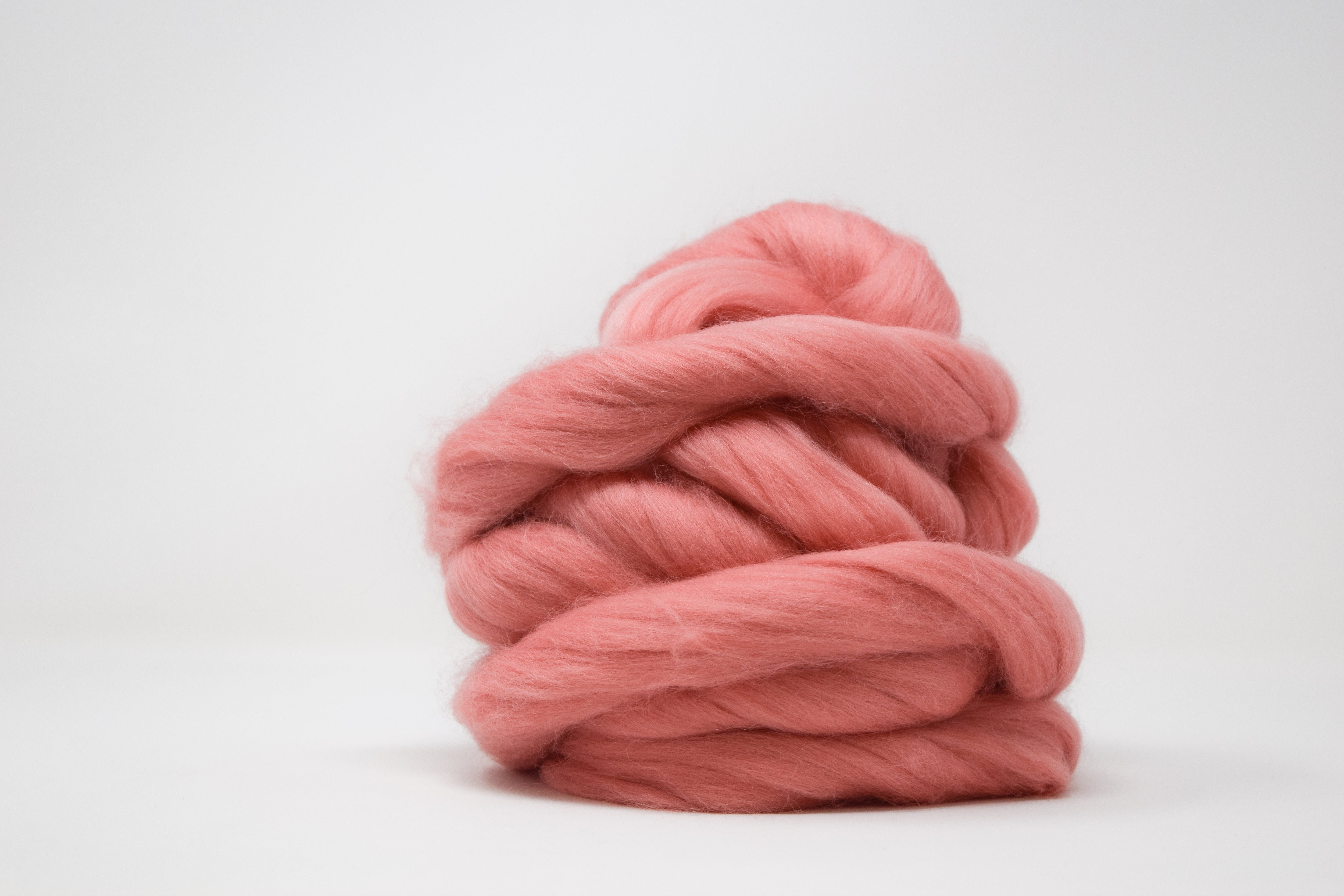 MERINO WOOL ROVING - HOT PINK – GANXXET