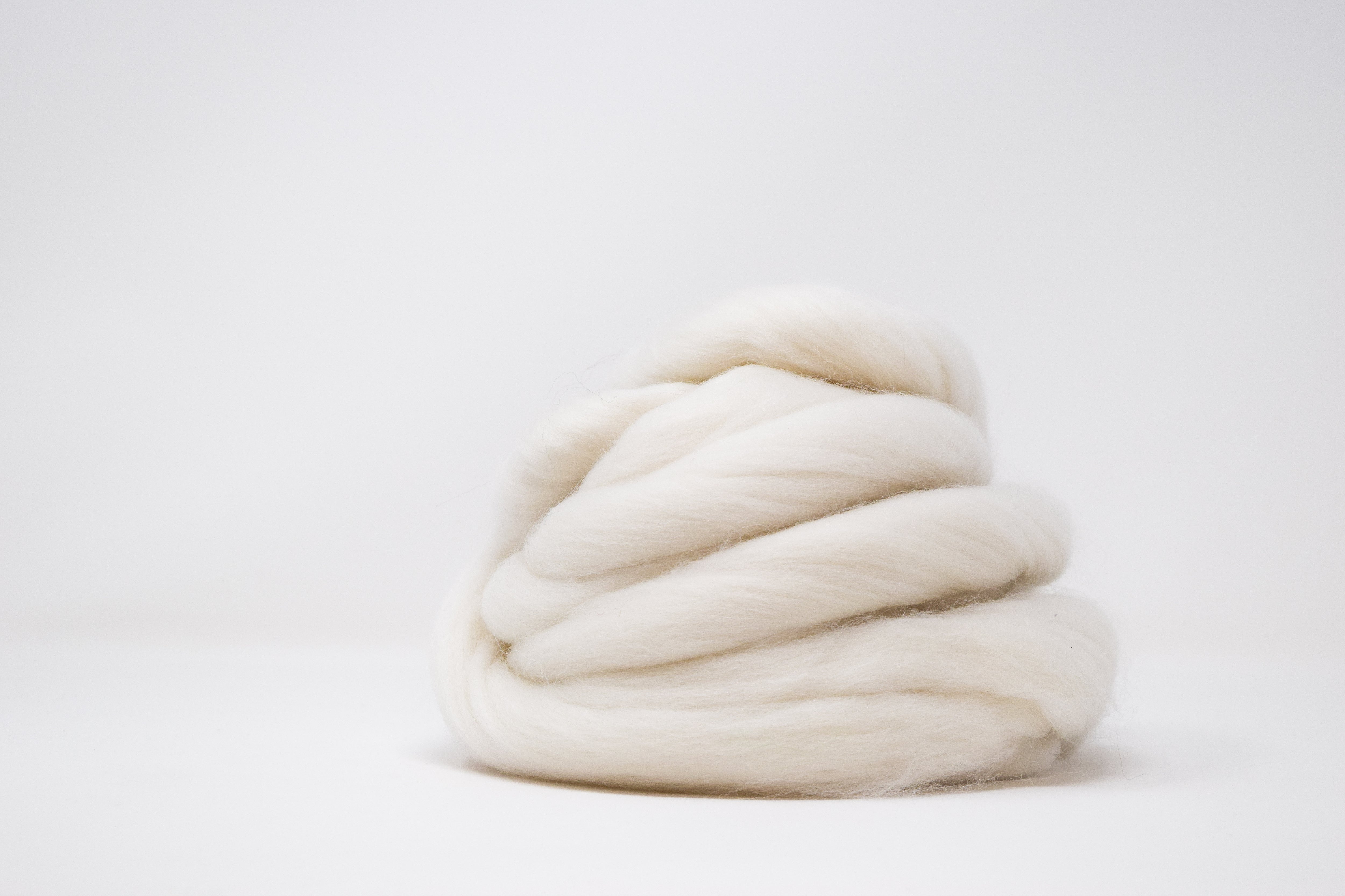 Natural White Merino Worsted Yarn