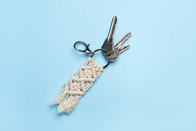 How To Make A DIY Macrame Keychain Step By Step