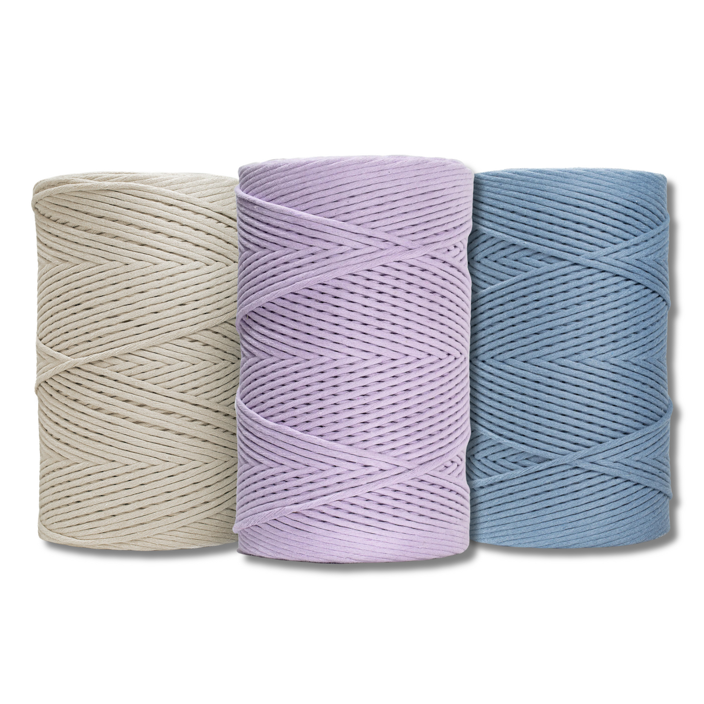 Curated Bundle - 4mm Single Strand 1640' - Moon, Lilac & Powder Blue