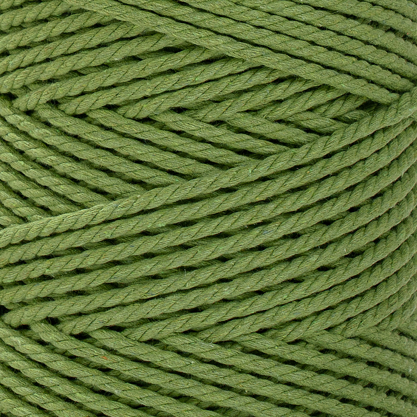 COTTON ROPE ZERO WASTE 2 MM - 3 PLY - APPLE GREEN COLOR