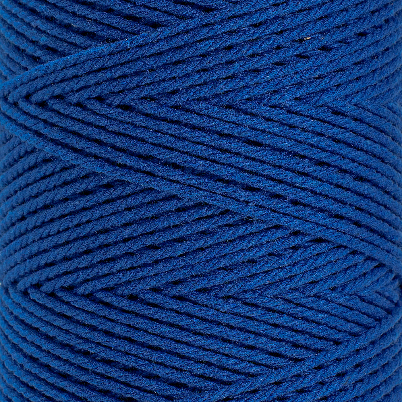 COTTON ROPE ZERO WASTE 2 MM - 3 PLY - ROYAL BLUE