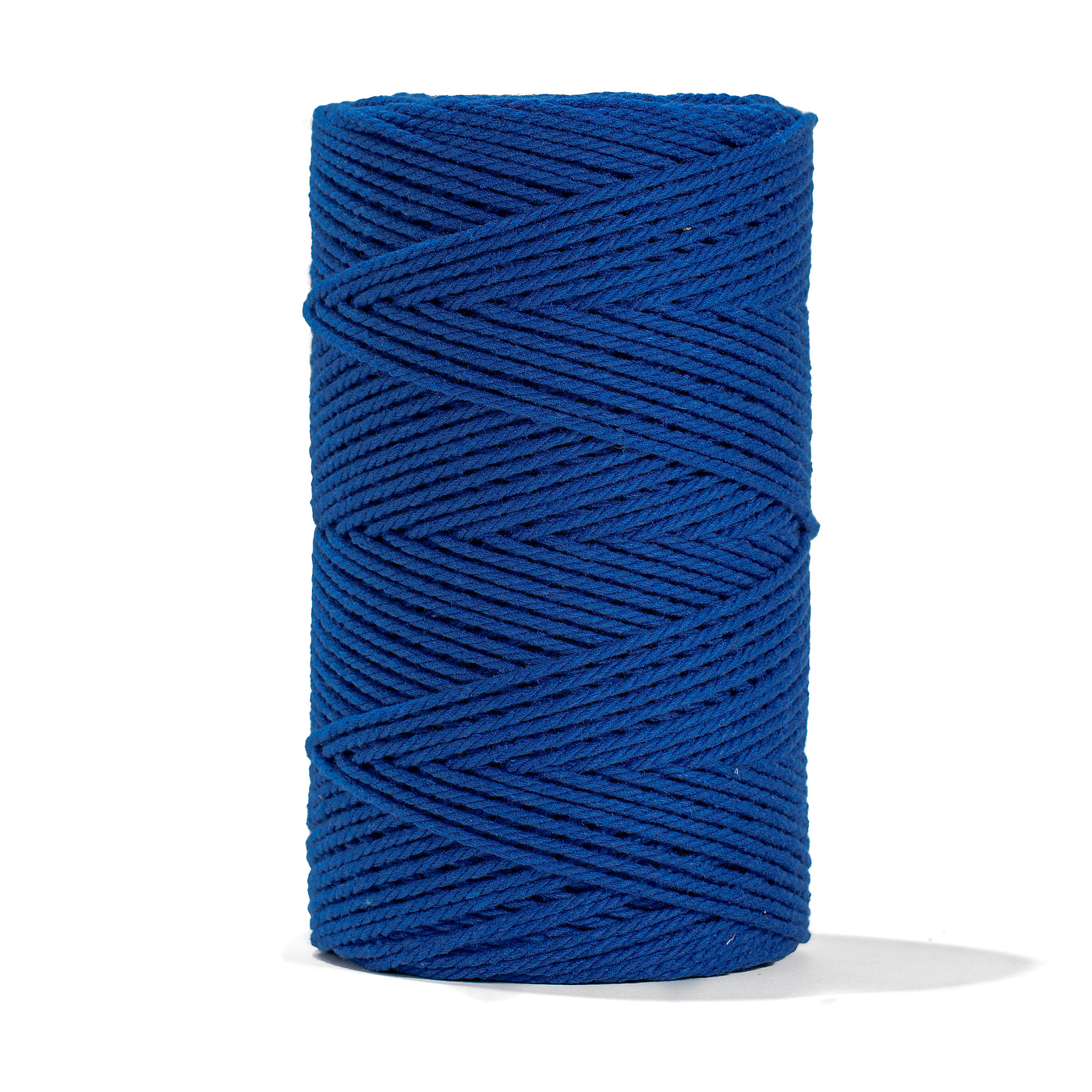 COTTON ROPE ZERO WASTE 2 MM - 3 PLY - ROYAL BLUE