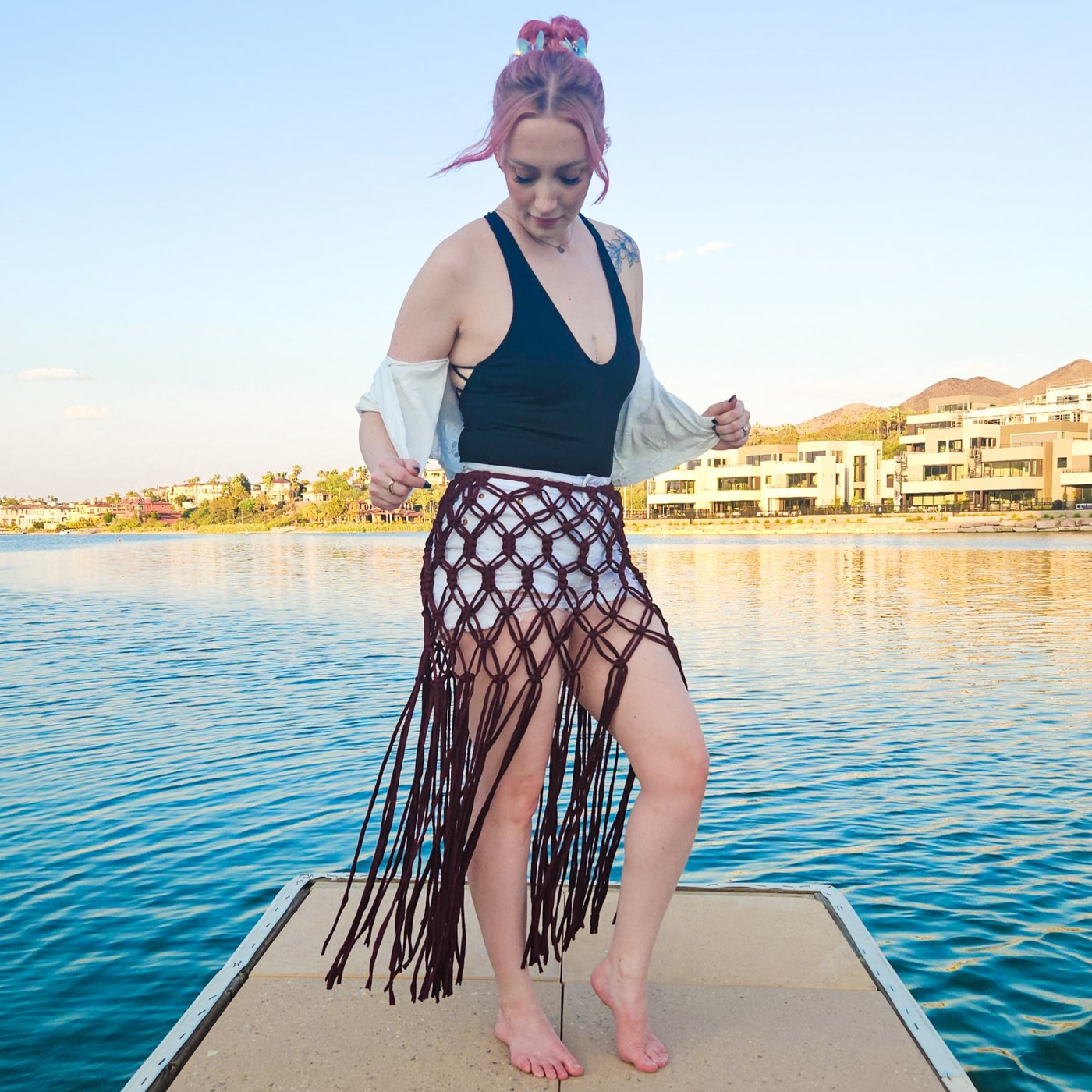 Macrame Skirt DIY Kit by Ganxxet x Cord + Quartz