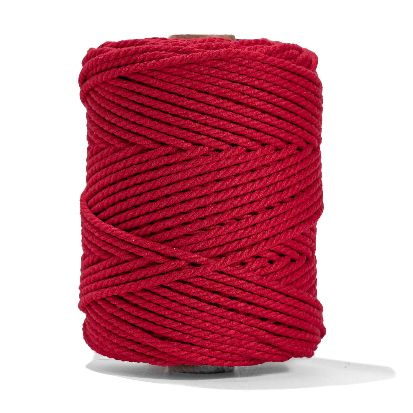 COTTON ROPE ZERO WASTE 3 MM - 3 PLY - RED COLOR