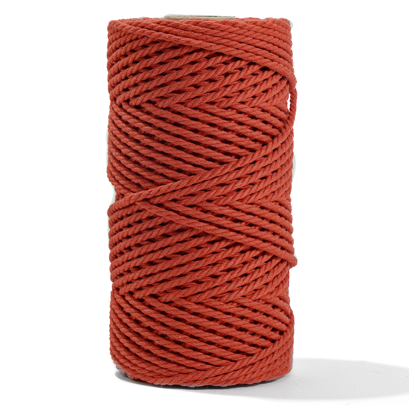 COTTON ROPE ZERO WASTE 3 MM - 3 PLY - TERRACOTTA COLOR