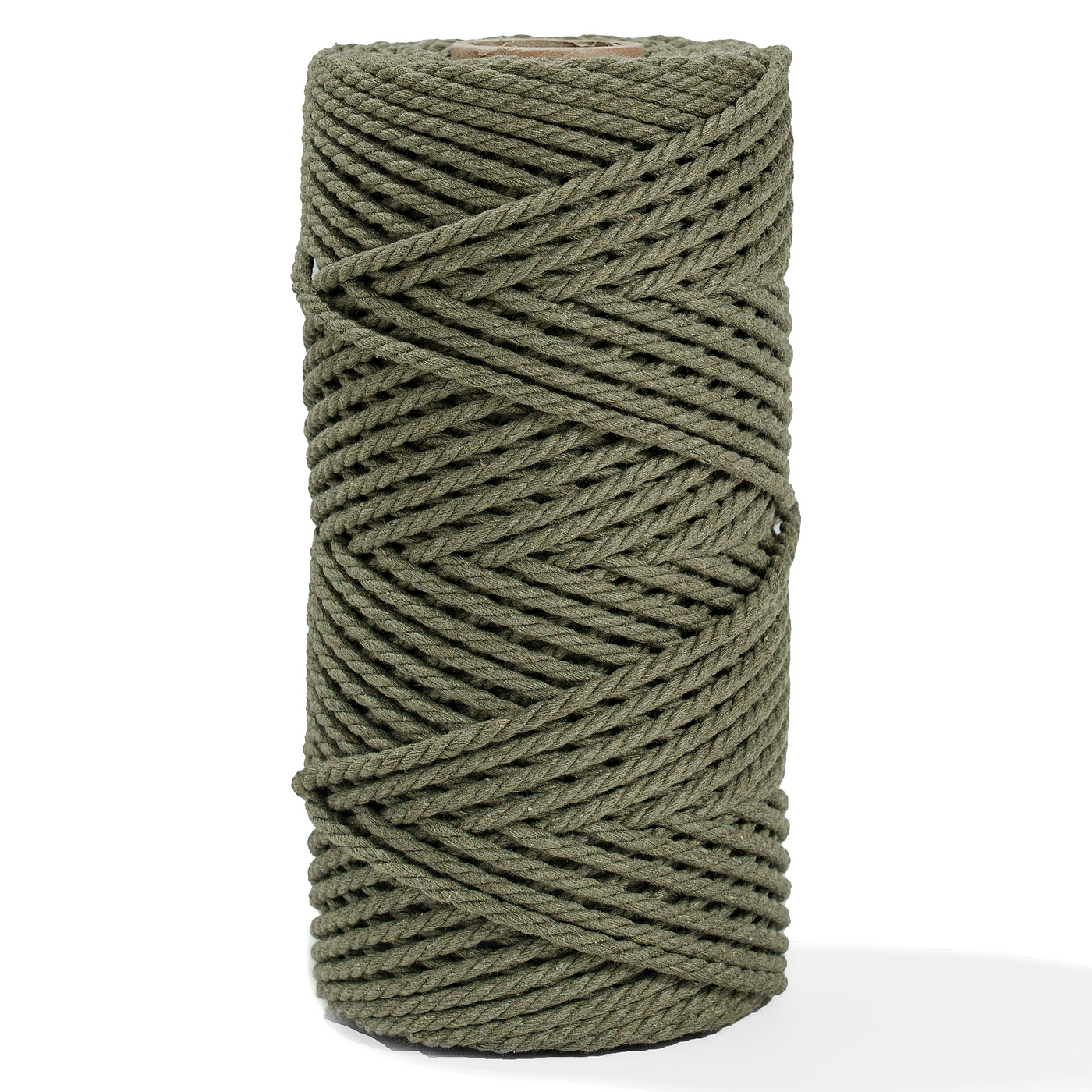 COTTON ROPE ZERO WASTE 3 MM - 3 PLY - BAY LEAF COLOR