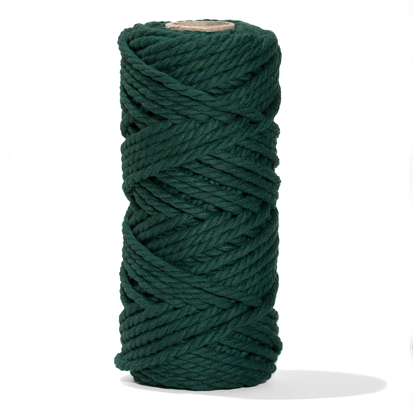 MACRAME COTTON ROPE 5 MM - 3 PLY - FOREST GREEN COLOR – GANXXET