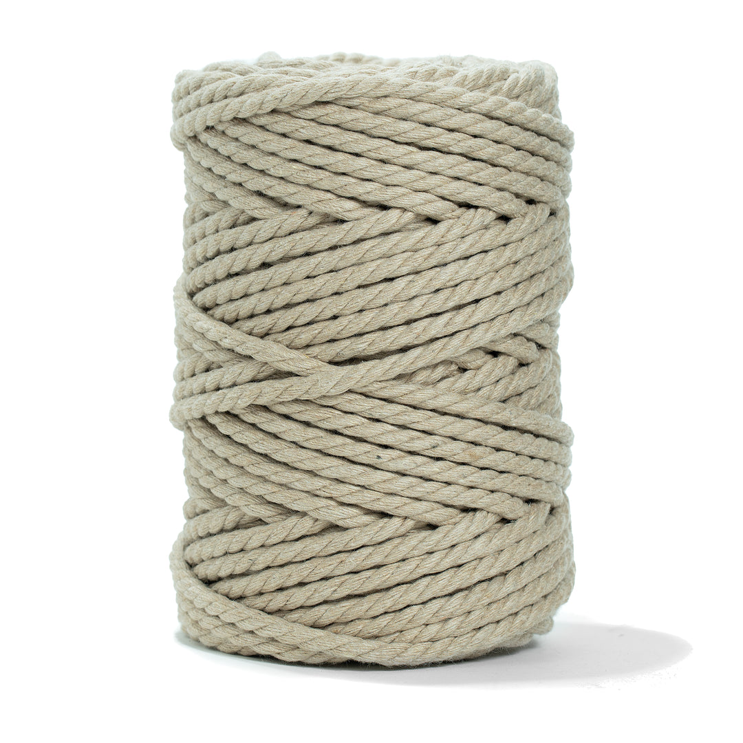 Macrame hot Cord String 5mm 3 Ply Recycled Cotton Rope 600 Ft Spool Bulk Mustard