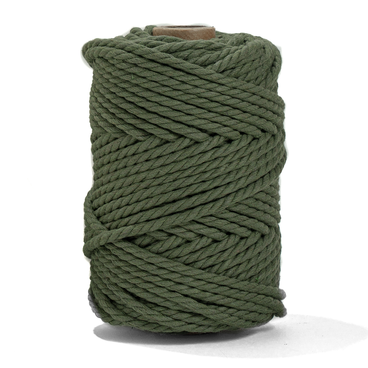 COTTON ROPE ZERO WASTE 5 MM - 3 PLY - GREENERY COLOR