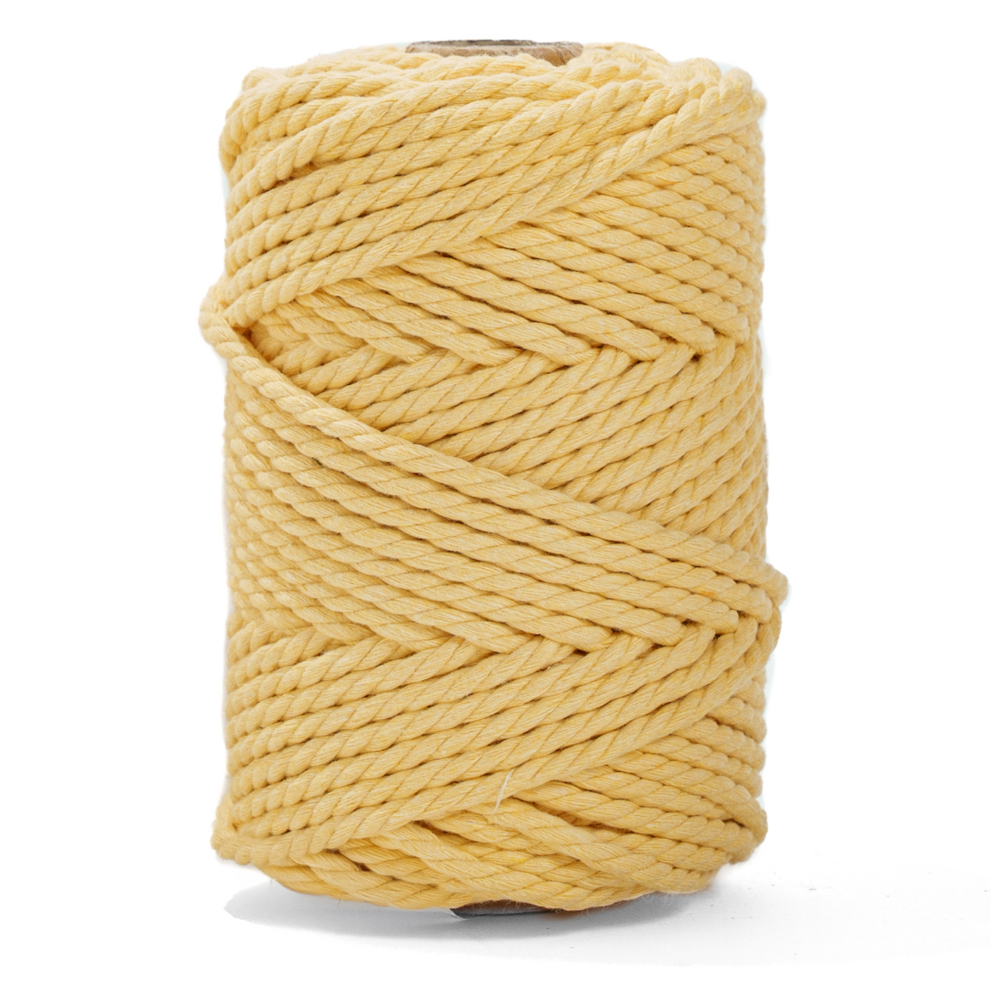 COTTON ROPE ZERO WASTE 5 MM - 3 PLY - SUNFLOWER YELLOW COLOR