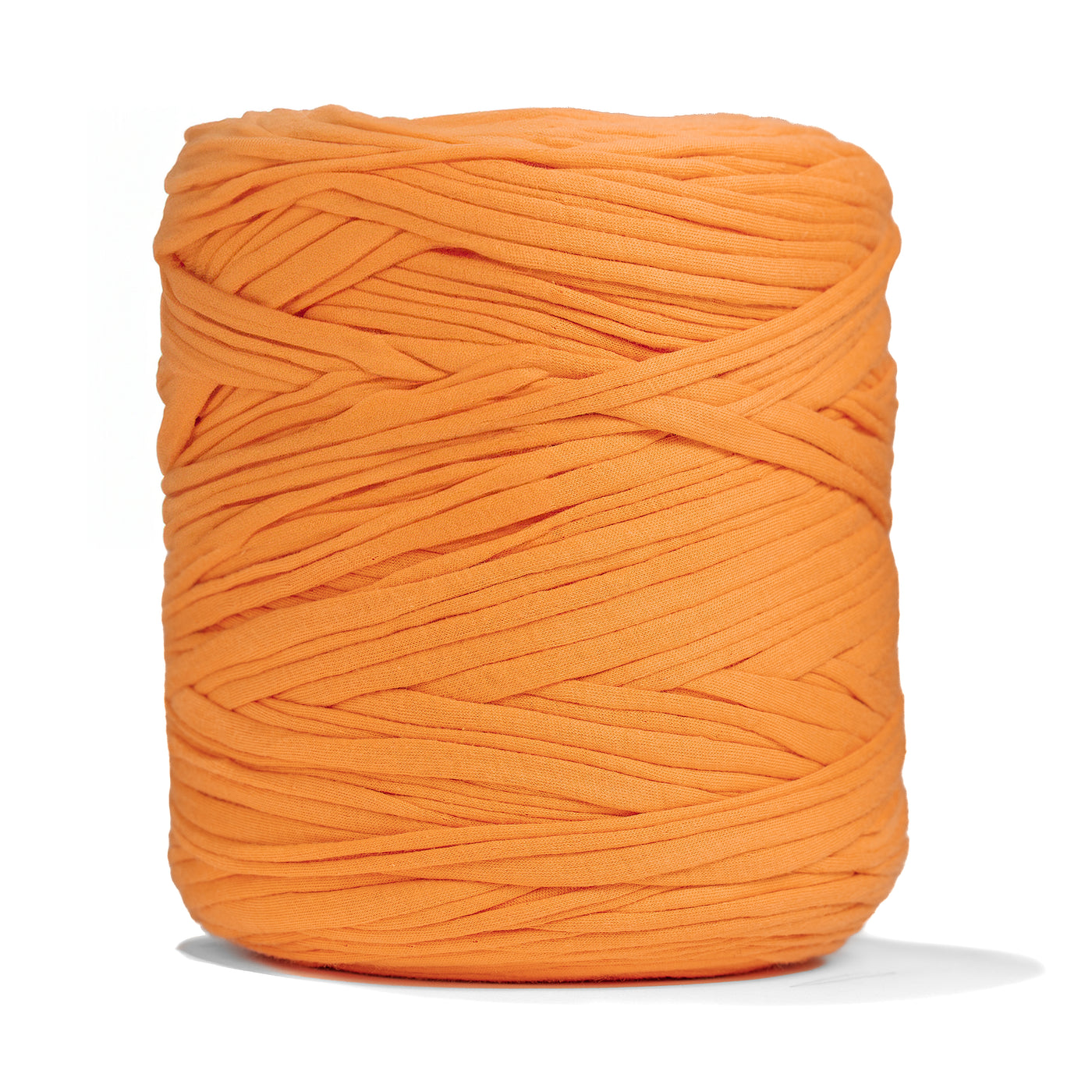 Recycled T-Shirt Fabric Yarn - Citrus Color