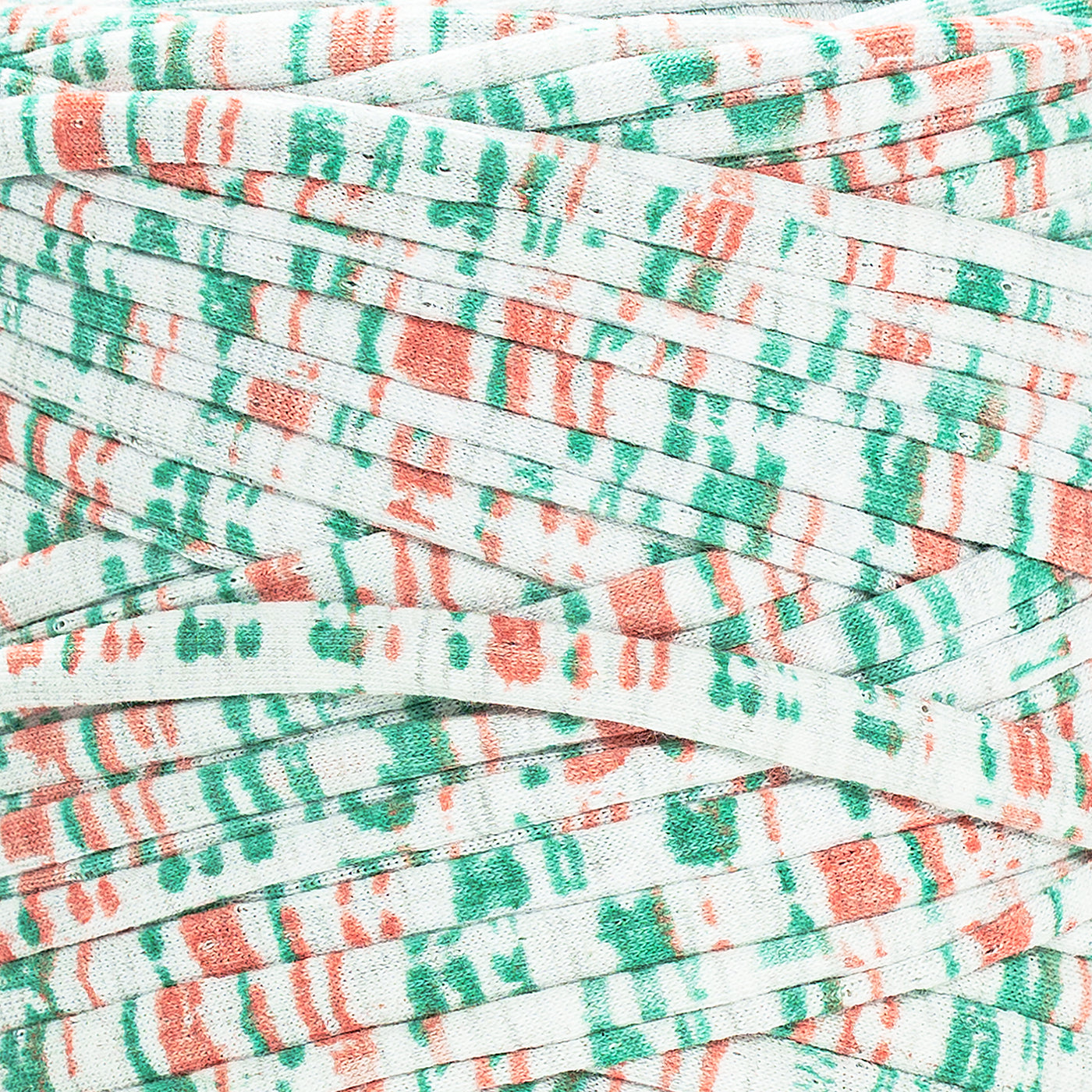 Printed Recycled T-Shirt Fabric Yarn - Tutti Frutti