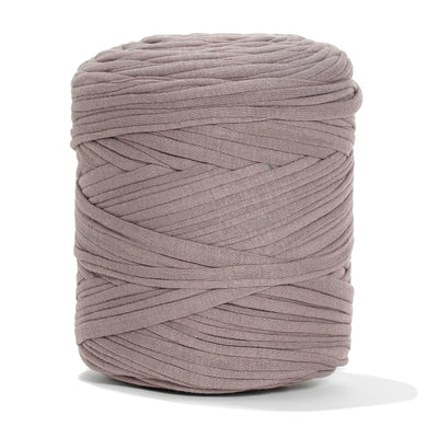 Recycled T-Shirt Fabric Yarn - Mink Color