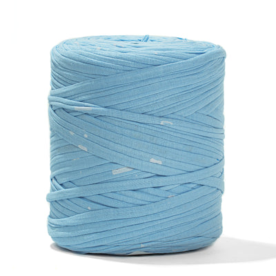 Printed Recycled T-Shirt Fabric Yarn - Party Blue