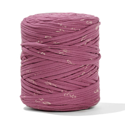 Printed Recycled T-Shirt Fabric Yarn - Pretty Pink