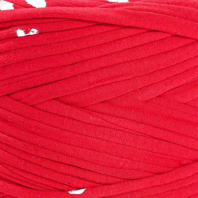 Printed Recycled T-Shirt Fabric Yarn - Red Alert