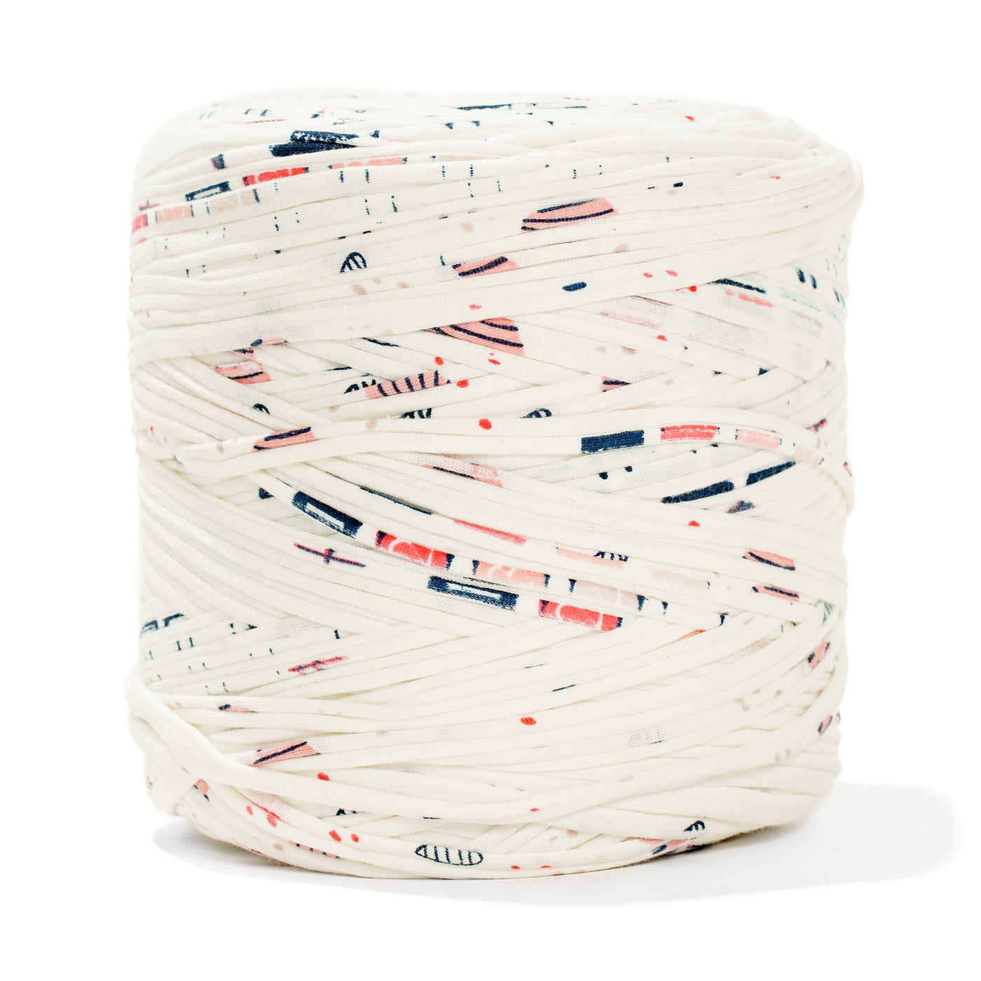 Printed Recycled T-Shirt Fabric Yarn - Confetti