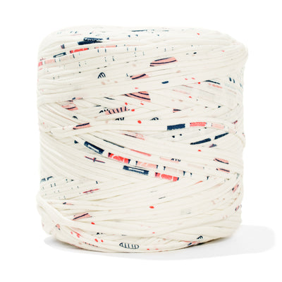 Printed Recycled T-Shirt Fabric Yarn - Confetti