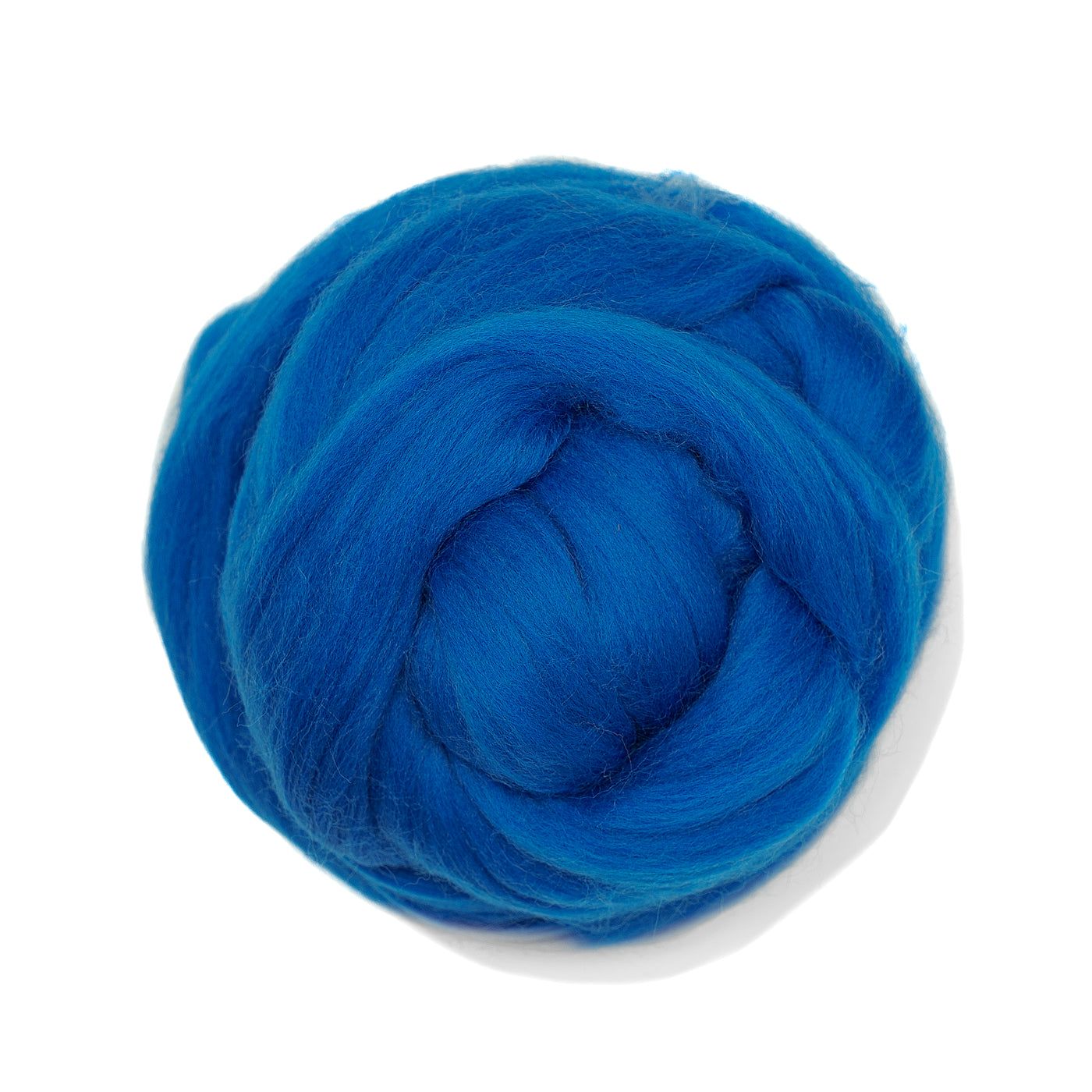 MERINO WOOL ROVING - COBALT