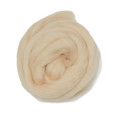 MERINO WOOL ROVING - COCONUT