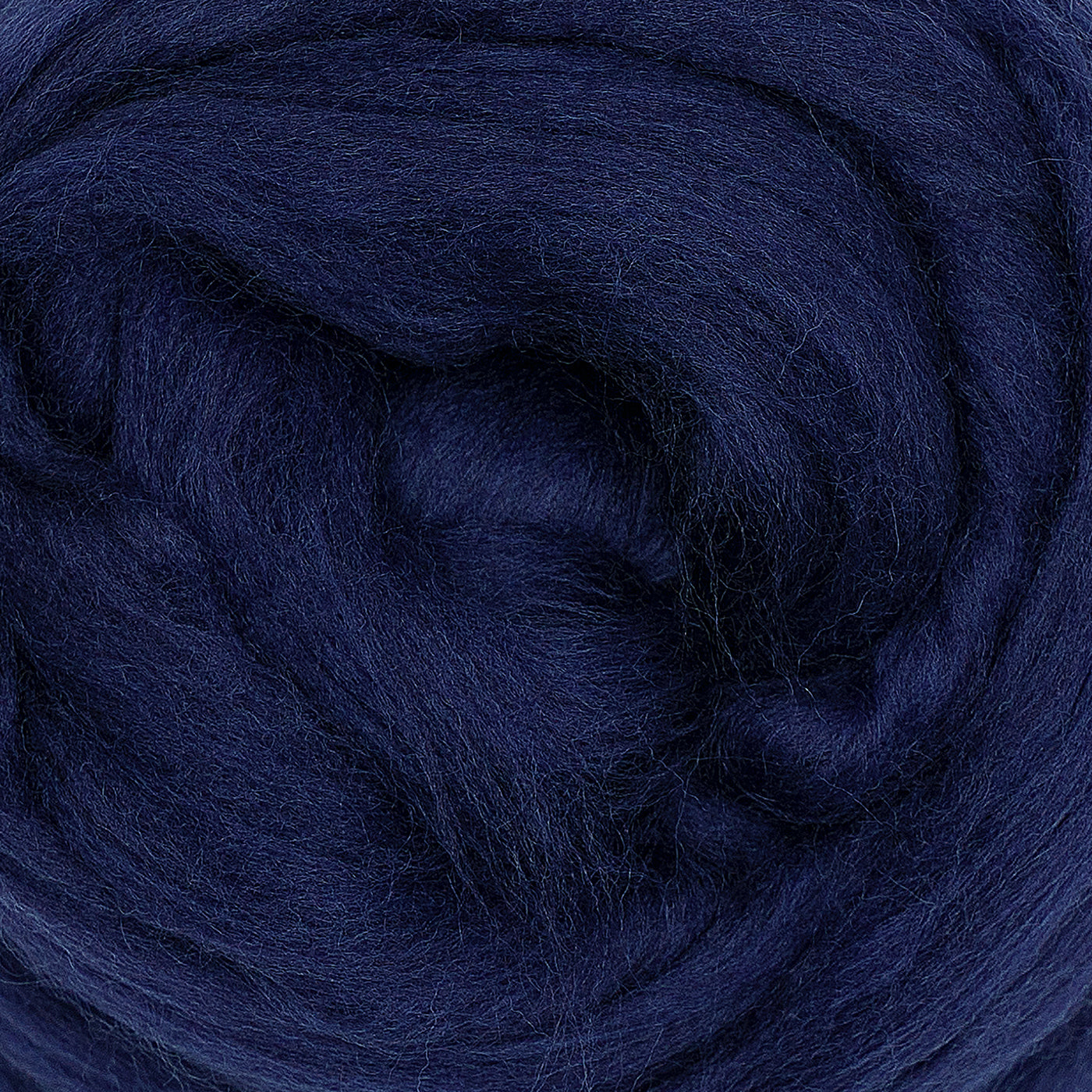 MERINO WOOL ROVING - NAVY BLUE