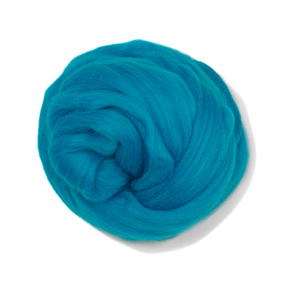 MERINO WOOL ROVING - GREEK BLUE