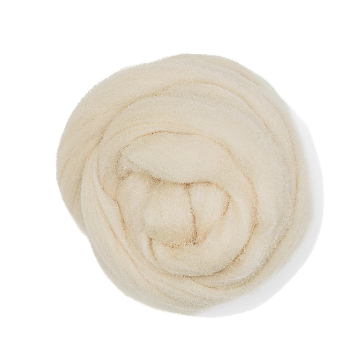 MERINO WOOL ROVING - IVORY