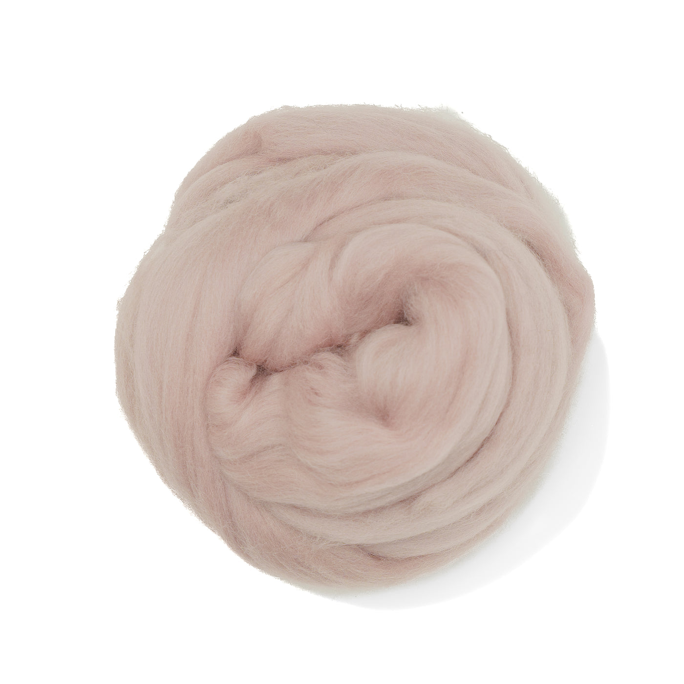 MERINO WOOL ROVING - MELLOW ROSE