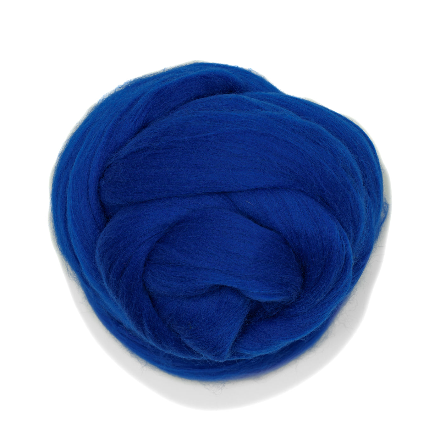 MERINO WOOL ROVING - ROYAL BLUE