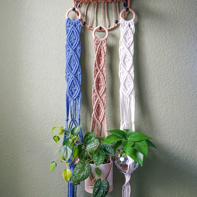 Macrame Wall Plant Hanger DIY Kit by Ganxxet x AngsCraftsnCreations