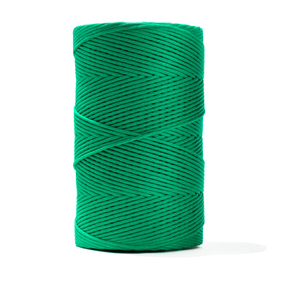 SOFT COTTON CORD ZERO WASTE 4mm - 1 SINGLE STRAND - IRISH GREEN