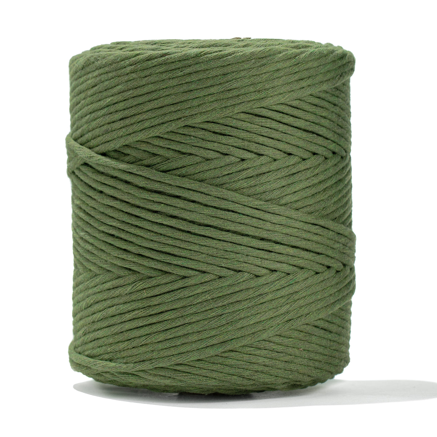 SOFT COTTON CORD ZERO WASTE 4 MM - 1 SINGLE STRAND - GREENERY COLOR