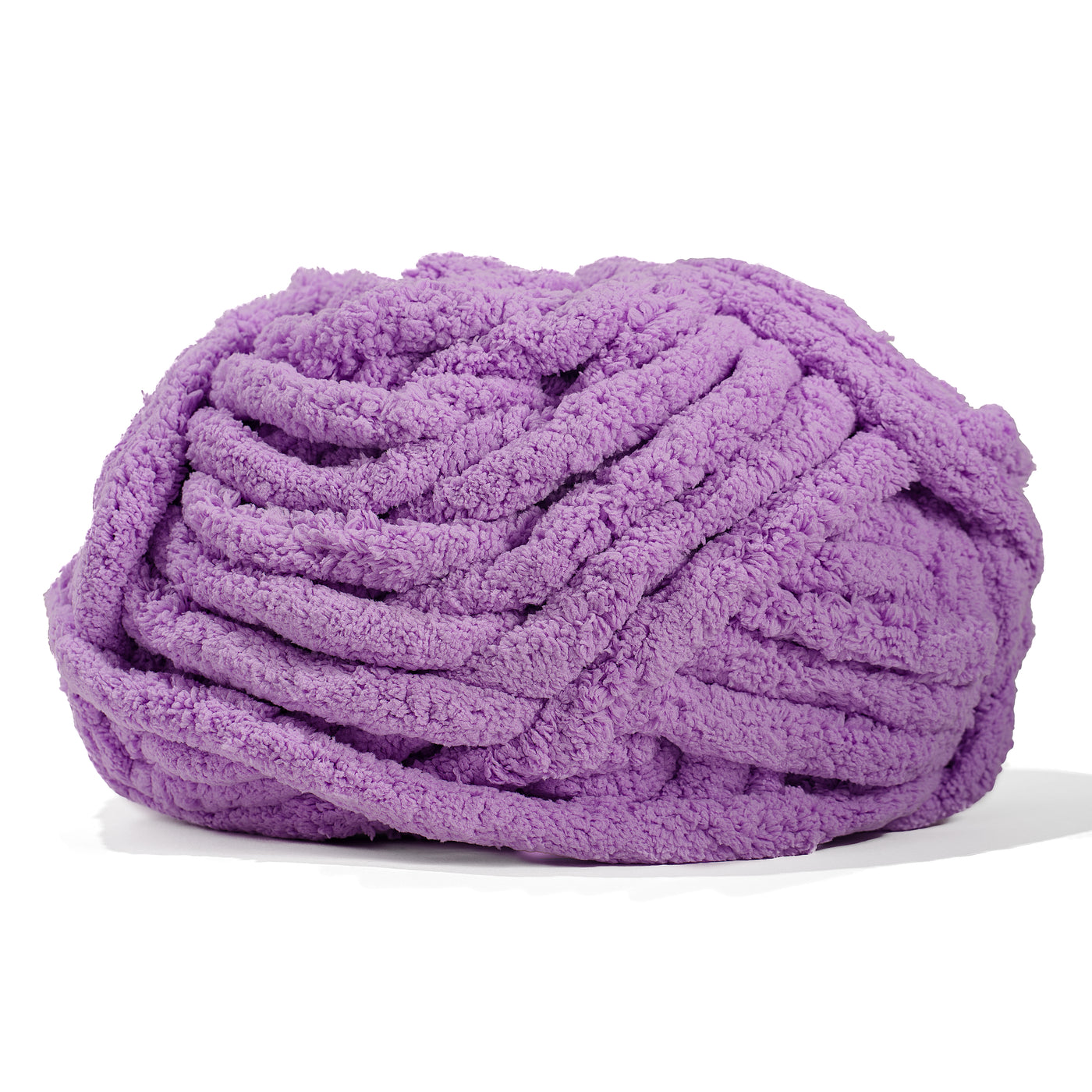 20mm Chunky Chenille Yarn - Lilac Color