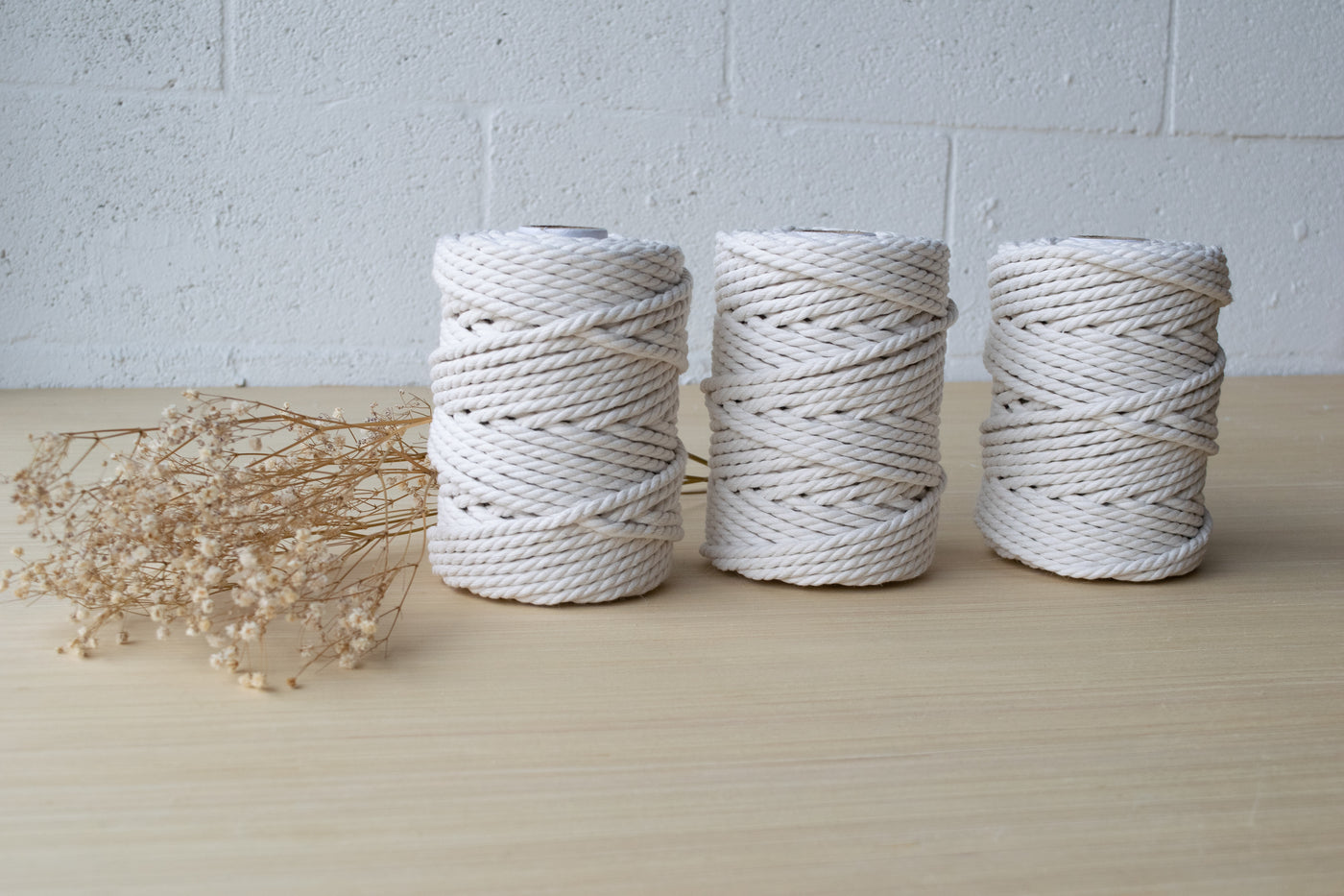 5-20mm Cotton Rope Natural Color Cotton Cord Diy Macrame Rope
